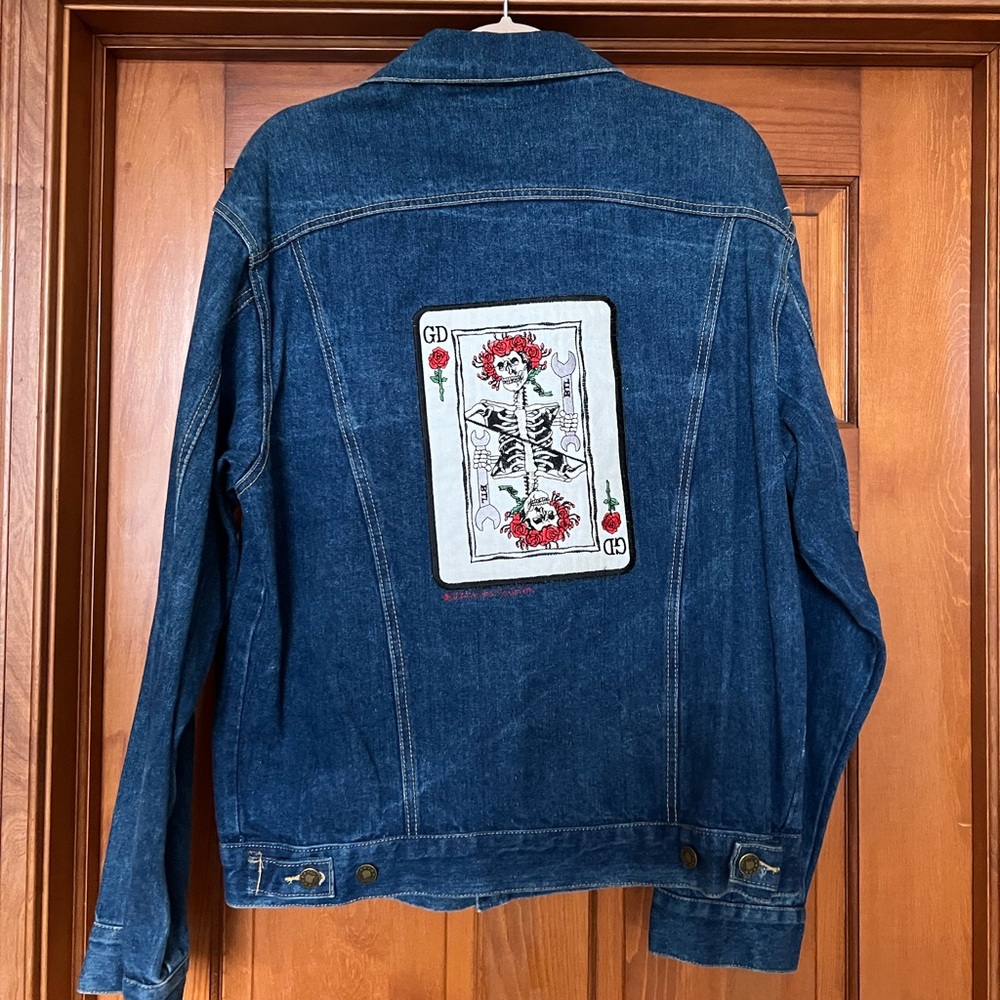 VINTAGE GRATEFUL DEAD Built to Last Denim Jean Jacket